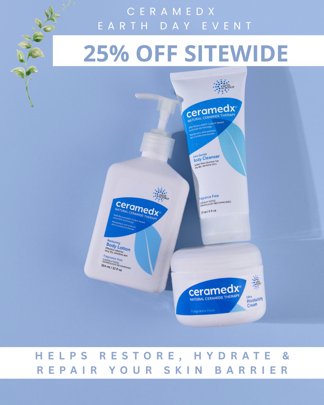 Ceramedx Facebook ad: Ceramedx Natural Ceramide Therapy for Dry, Sensitive Skin