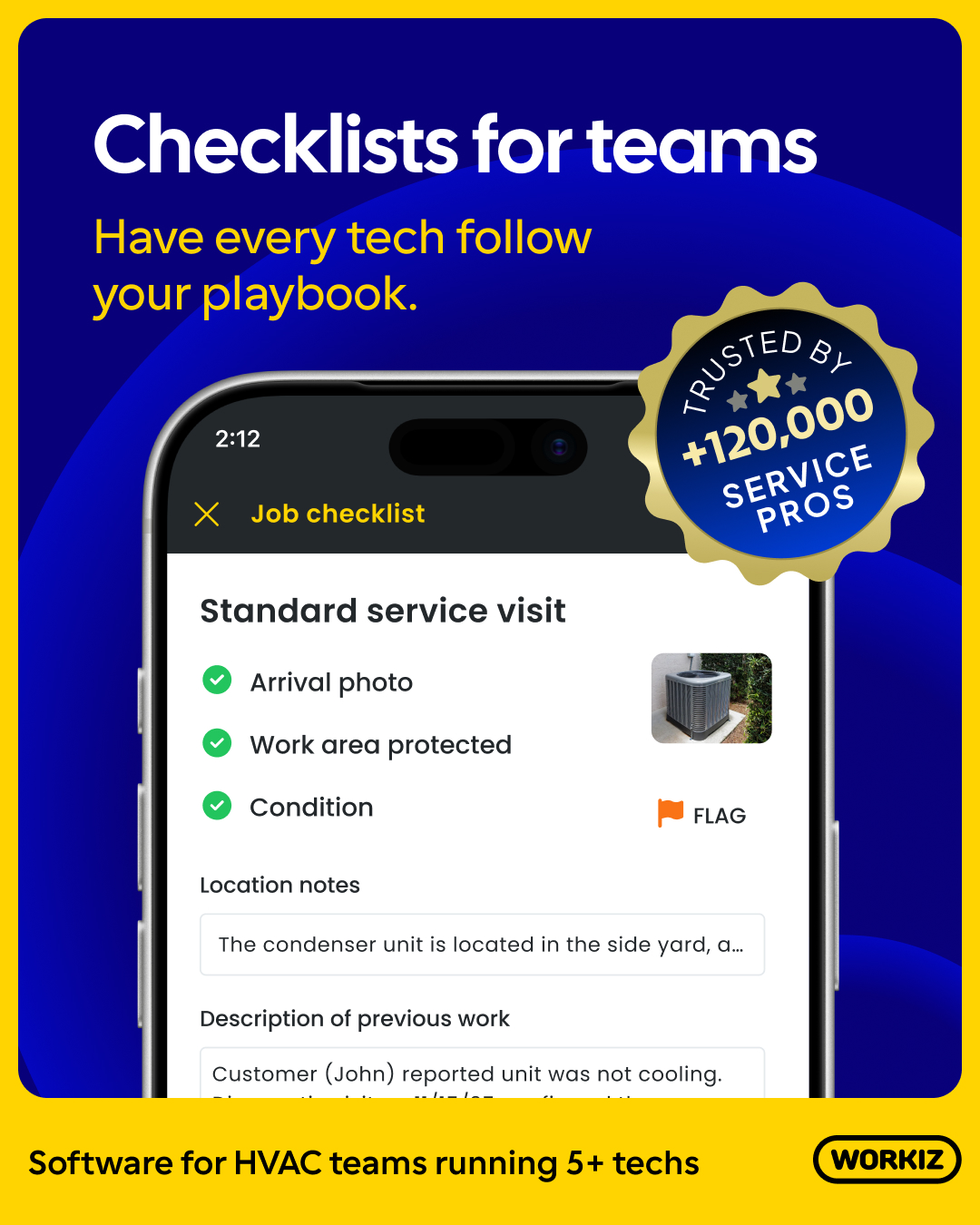 Workiz Facebook ad