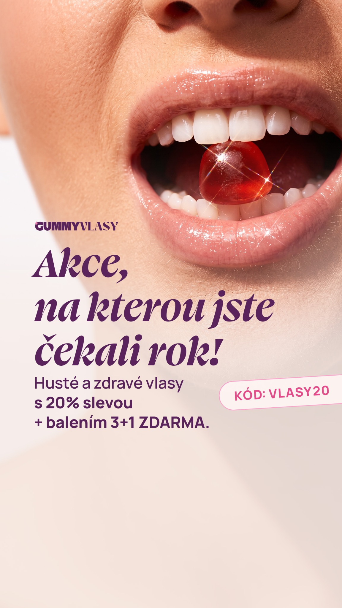GUMMYPLUS.cz Facebook ad from Jul 15, 2026