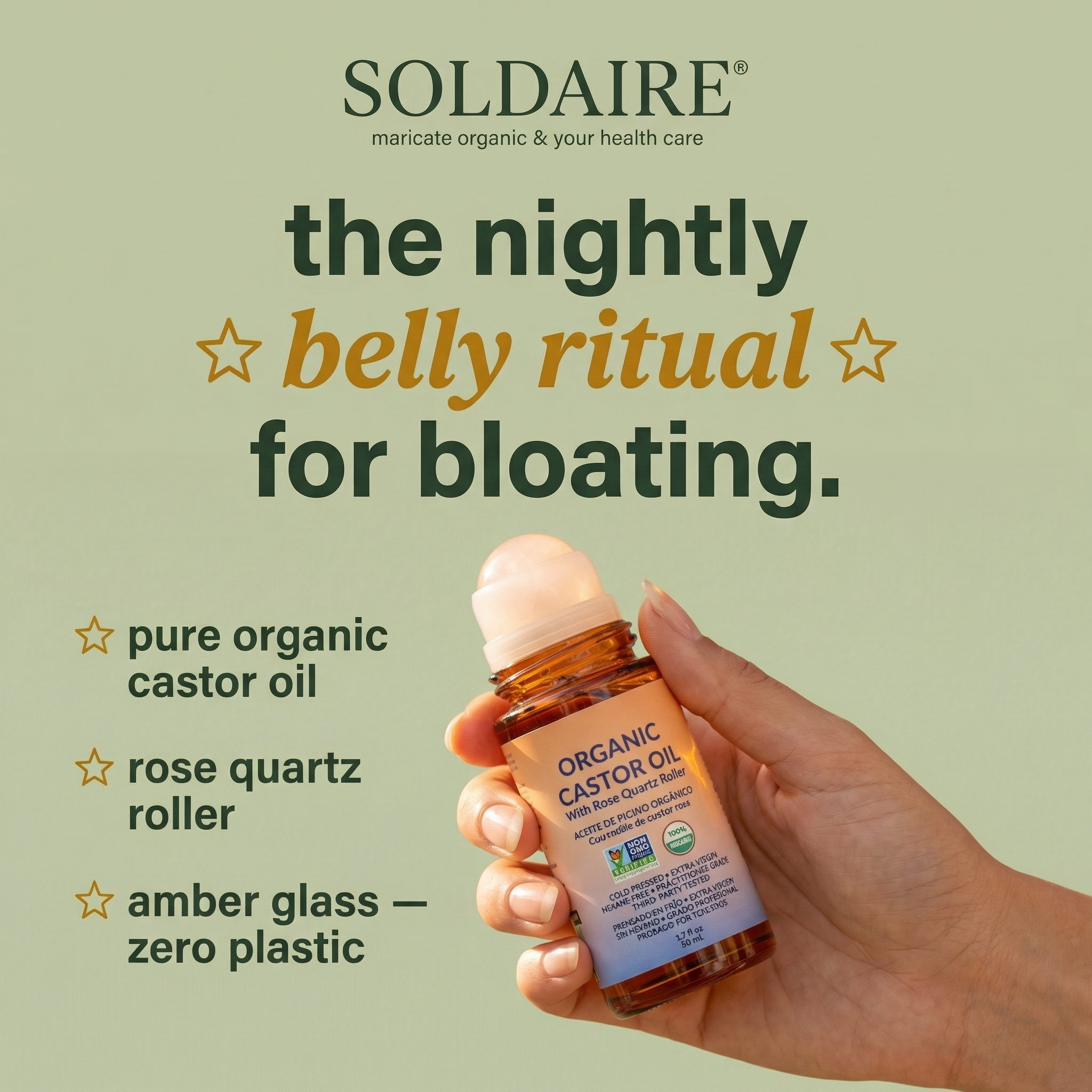 Soldaire Facebook ad: Soldaire 50% Off Today Only