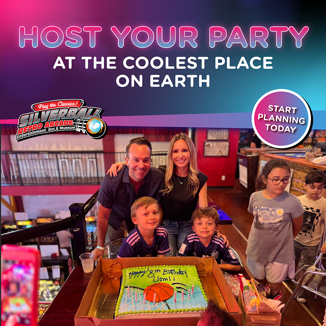 Silverball Retro Arcade - Delray Beach Facebook ad