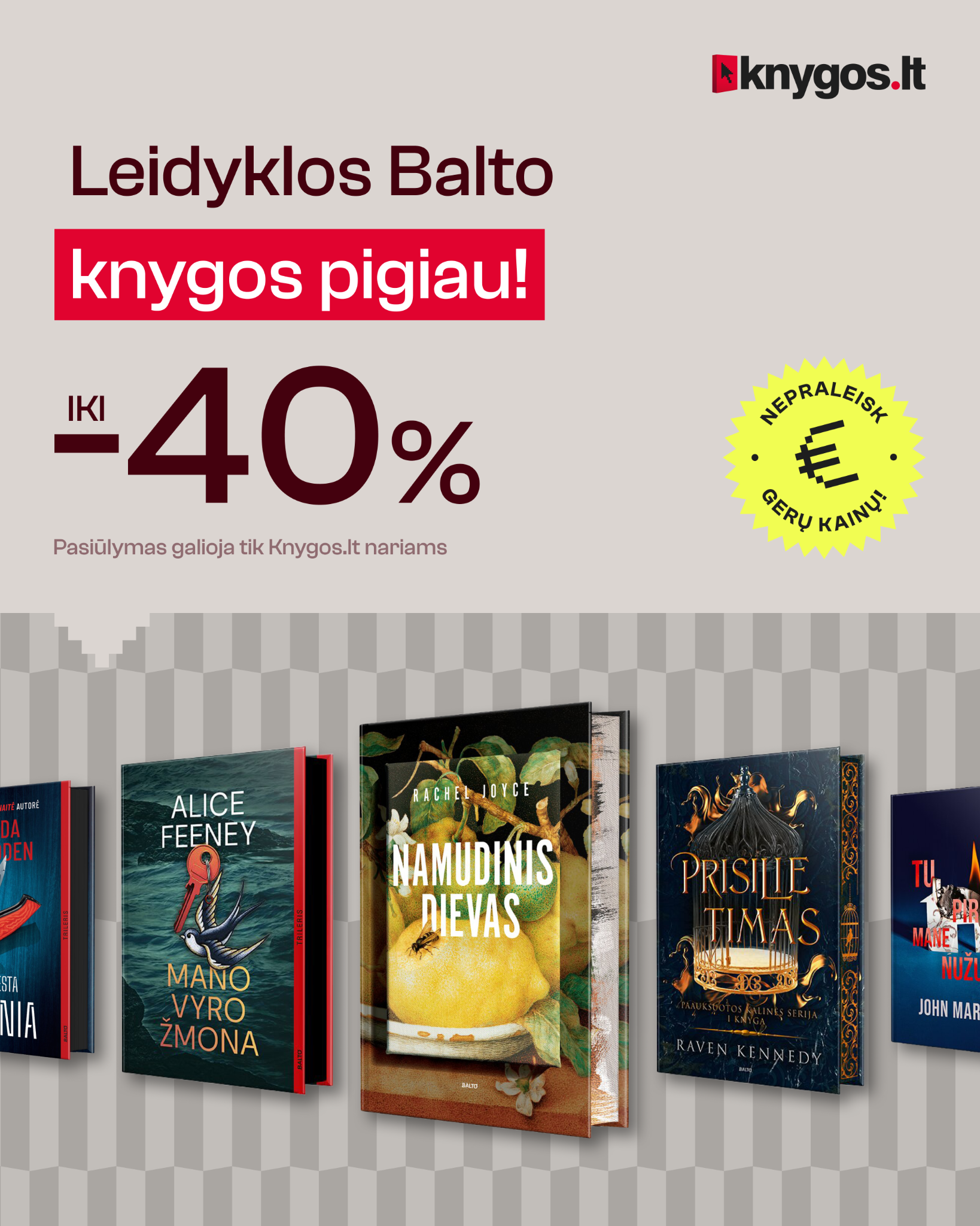 knygos.lt Facebook ad