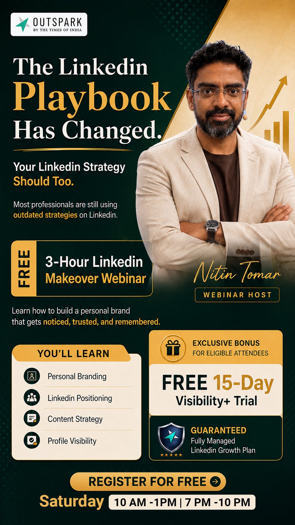 Outspark Facebook ad: Start Your **FREE 15-Day Trial** Today