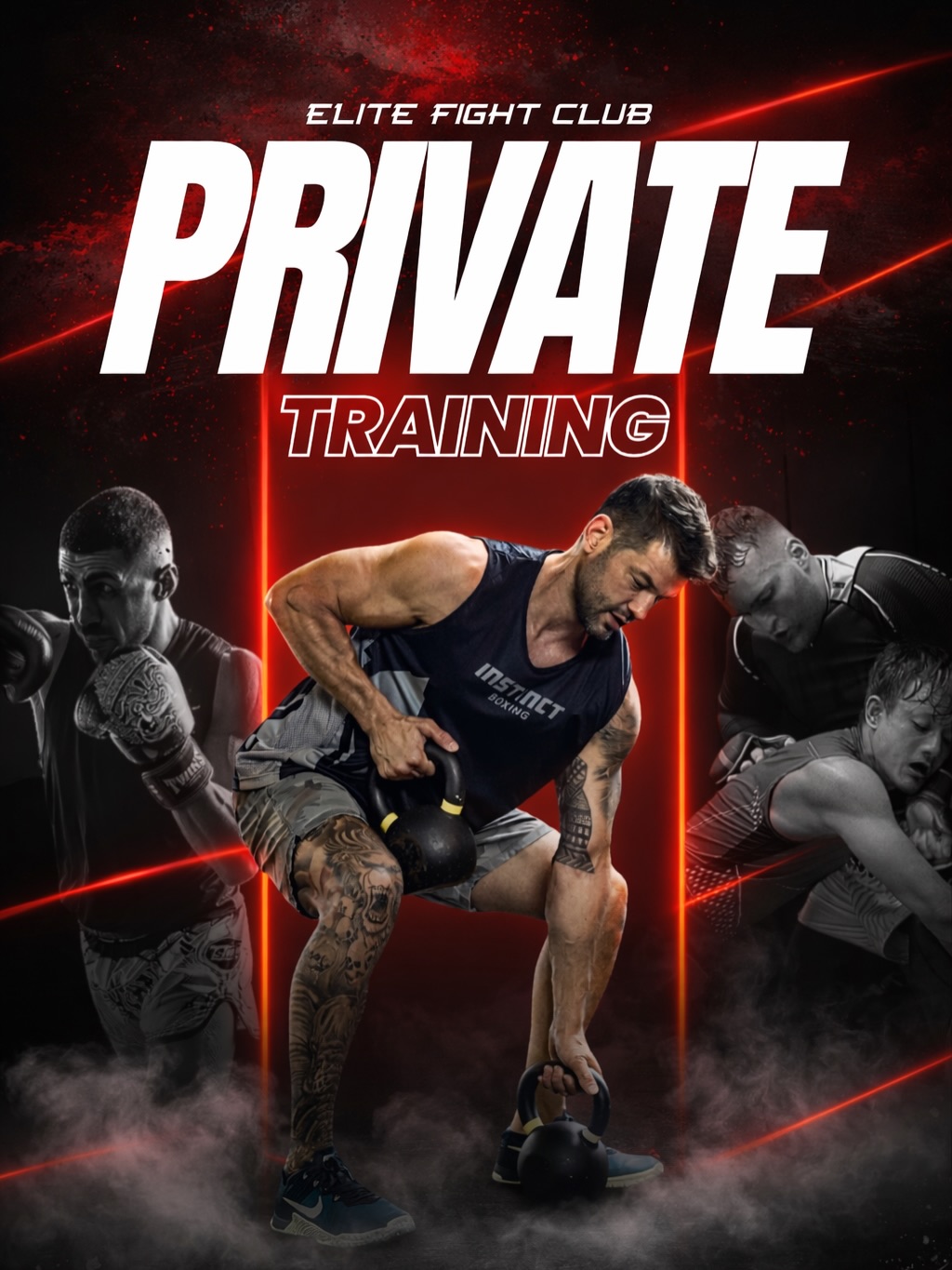 Elite Fight Club, Bangkok Facebook ad: The most effective way to train Private coaching