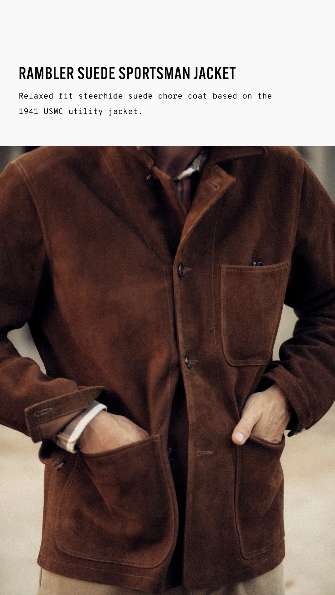 Buck Mason Facebook ad