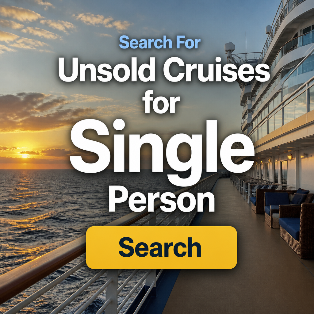 Wealth Way Facebook ad: Search for Unsold Cruises for Single Person