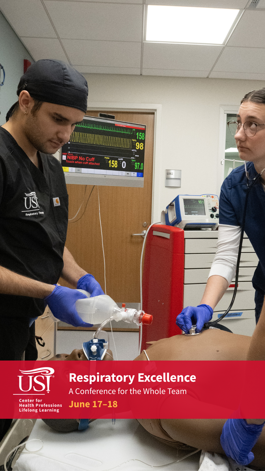 University of Southern Indiana College of Nursing and Health Professions Facebook ad