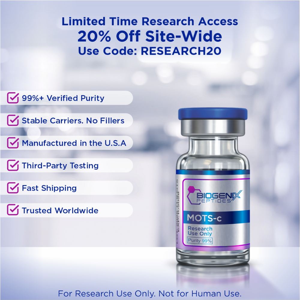 BiogenixPeptides Facebook ad