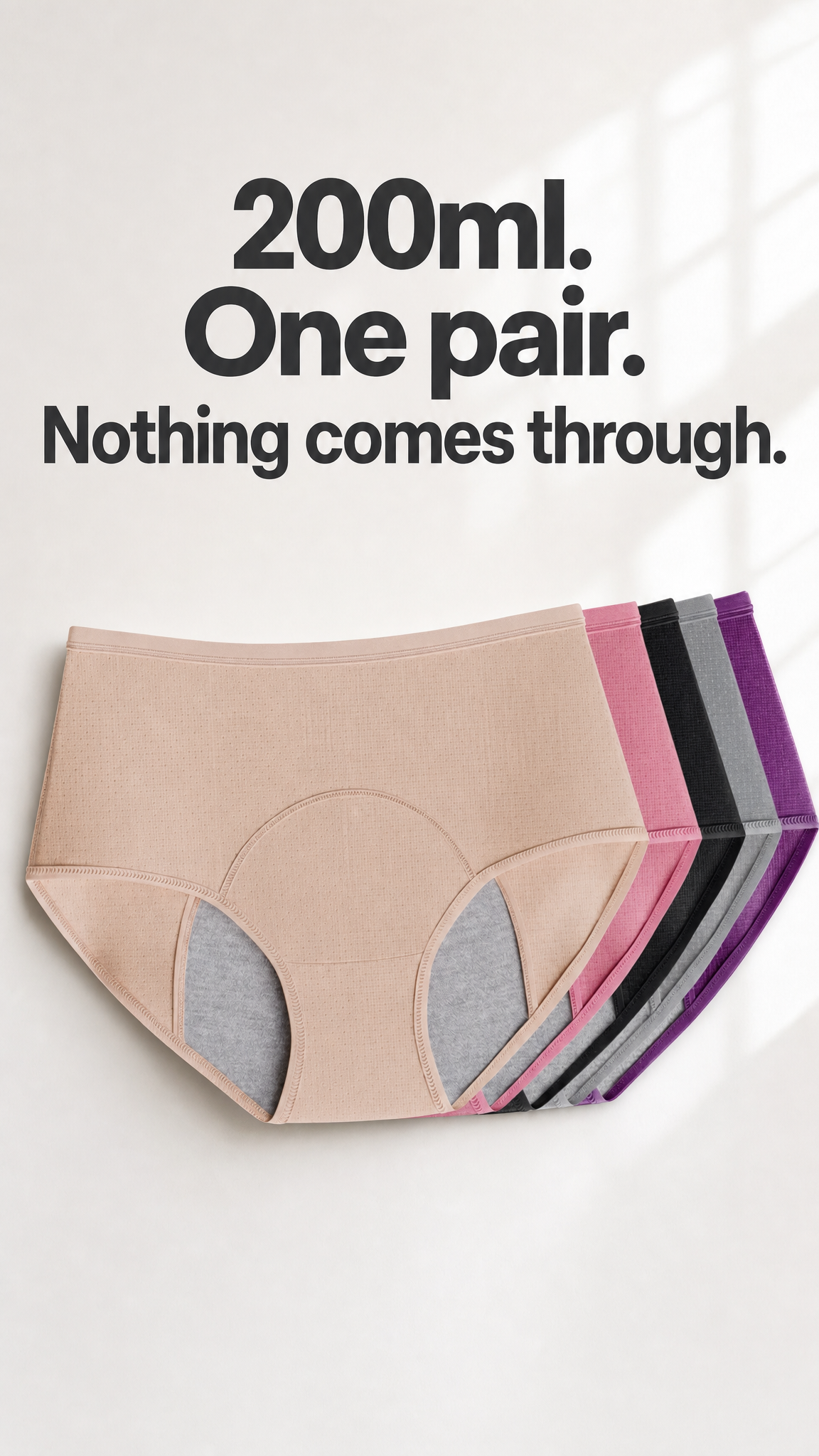 Everley Facebook ad: Finally, Underwear With a Real Number