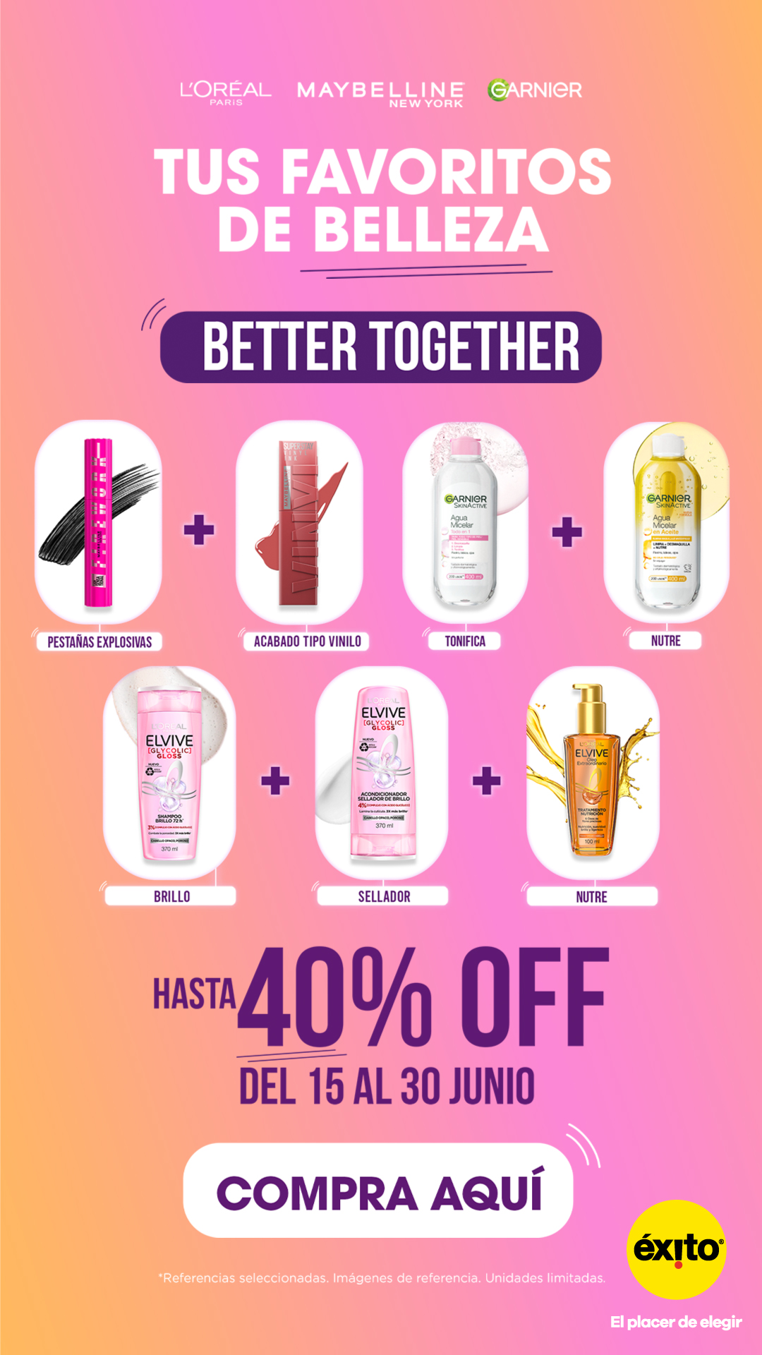Éxito Facebook ad