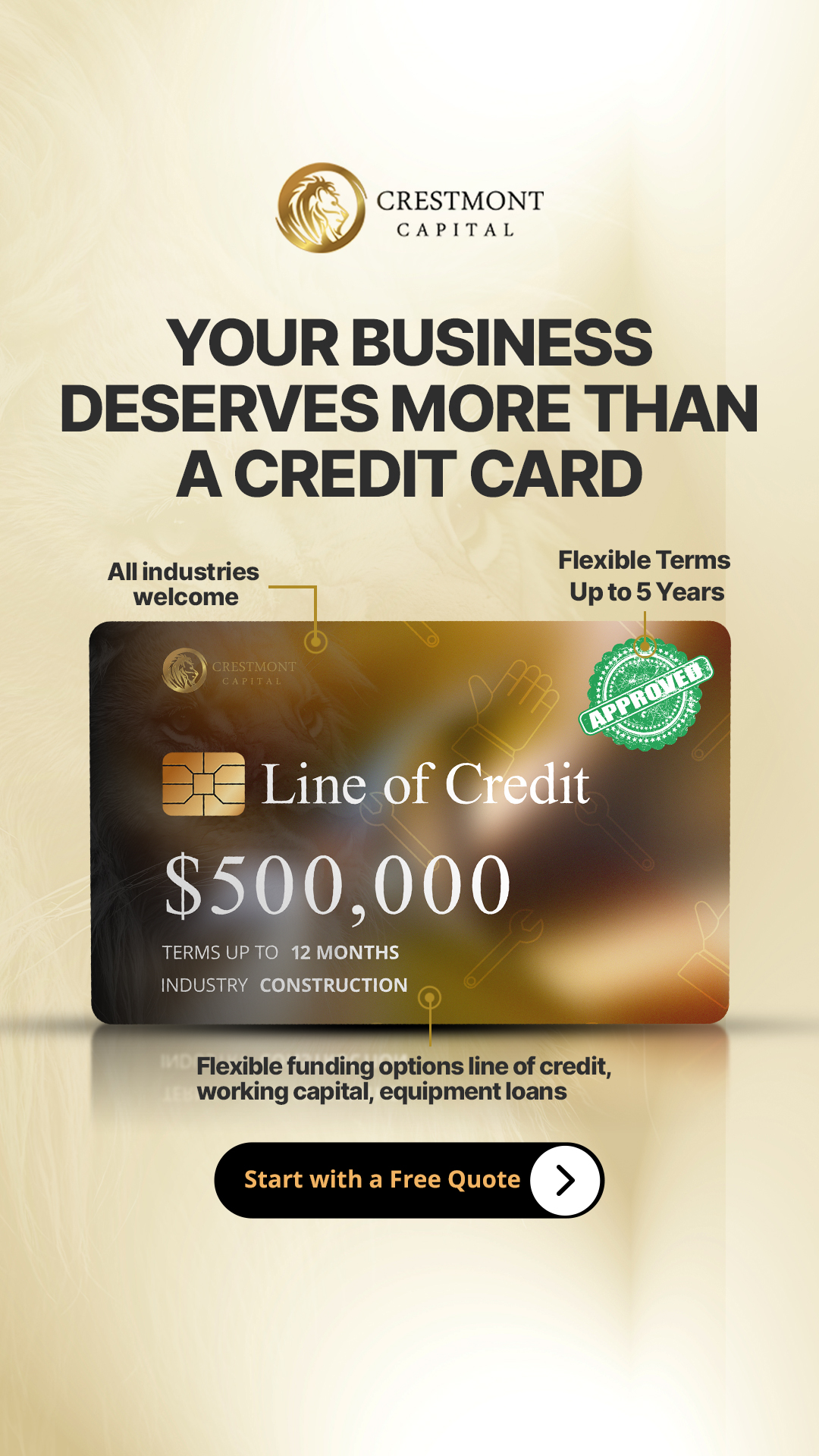 Crestmont Capital, LLC. Facebook ad