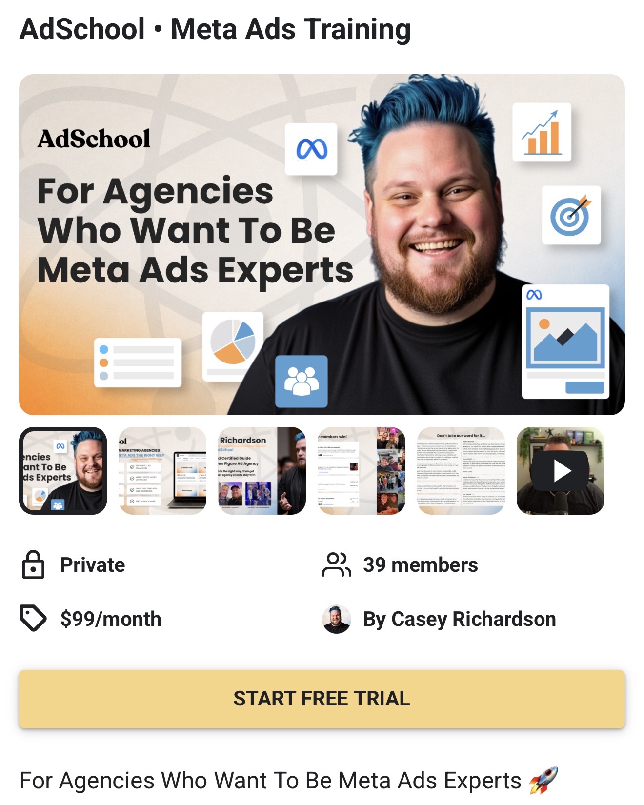 Casey Richardson - FB Ads Coach Facebook ad