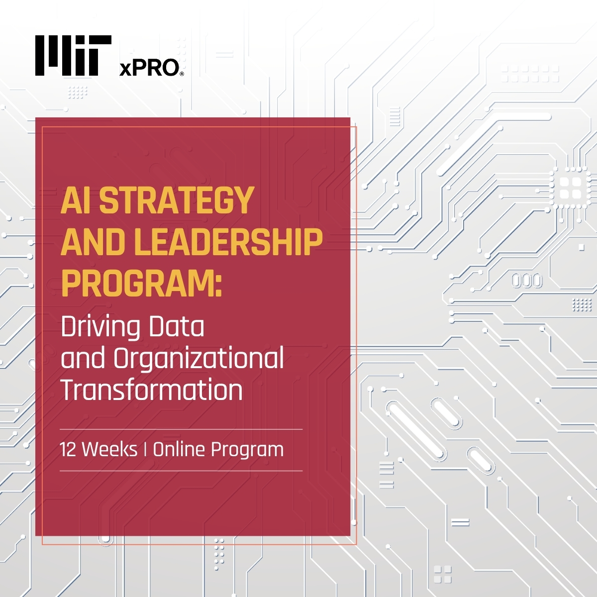 MIT AI Strategy and Leadership Program Facebook ad from May 18, 2026