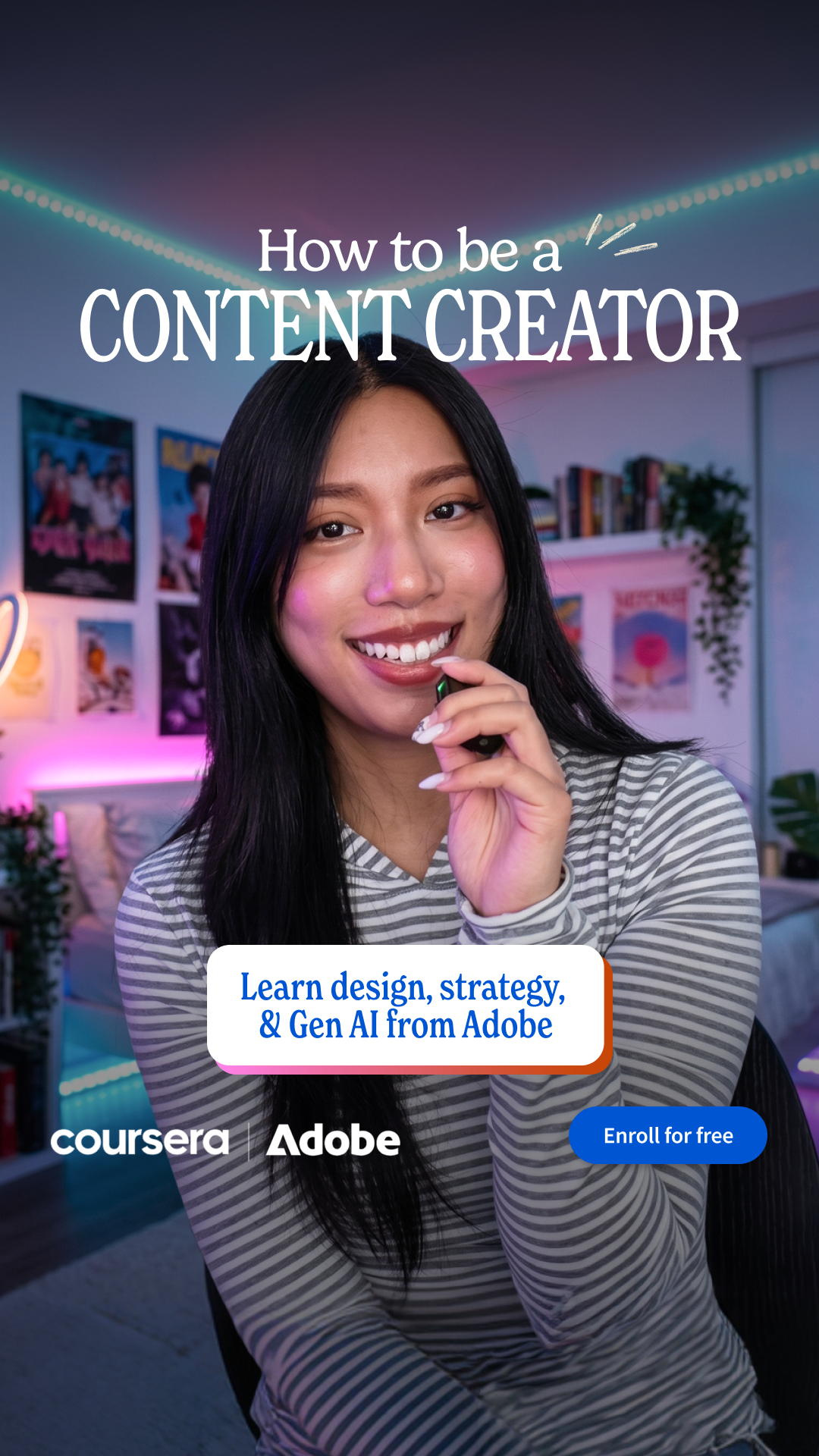 Coursera Facebook ad
