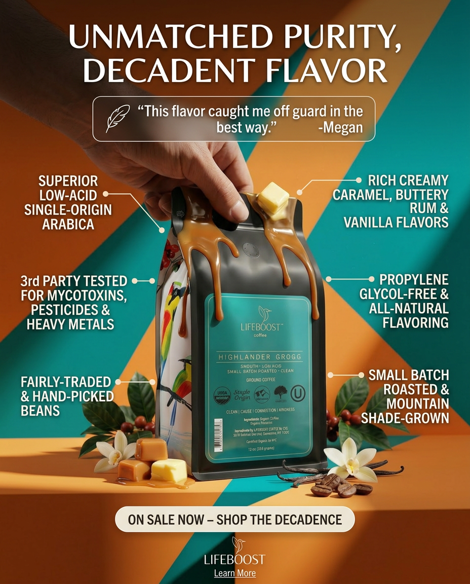Lifeboost Coffee Facebook ad