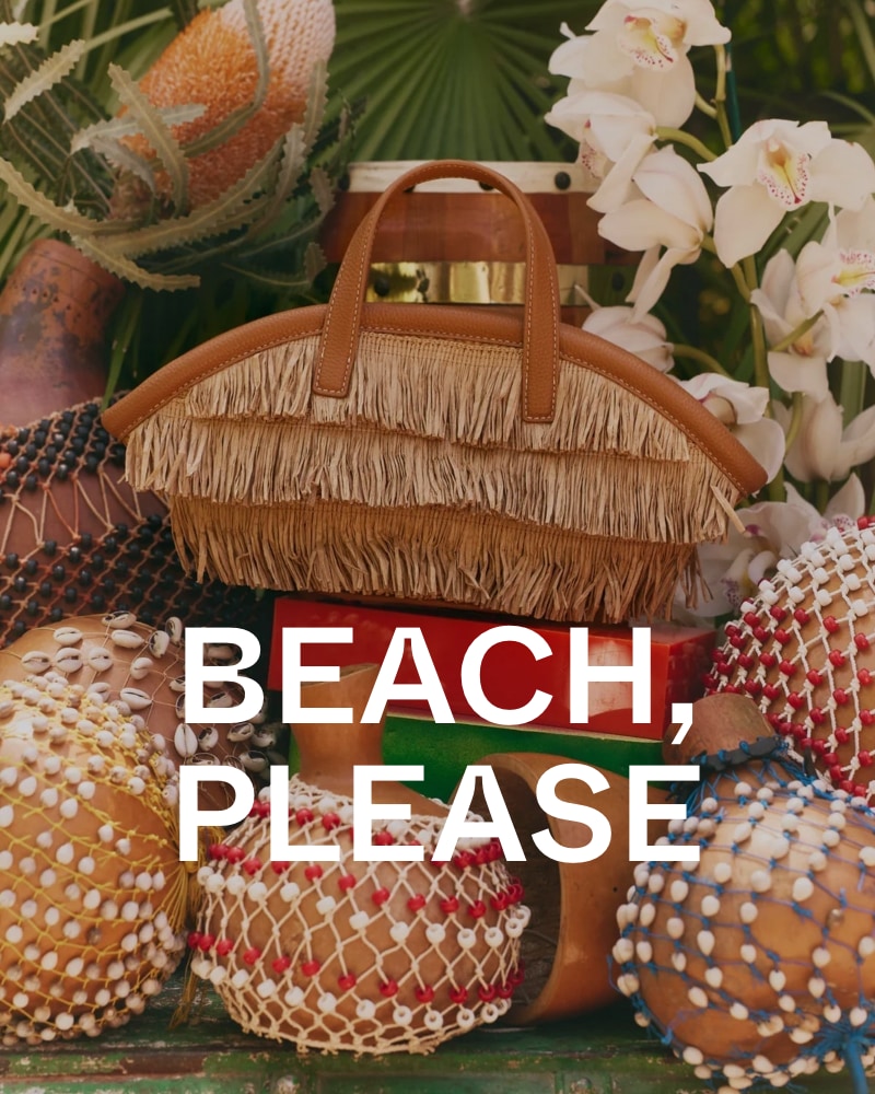 Garmentory Facebook ad: Sun, sand, and the accessories that tie it…