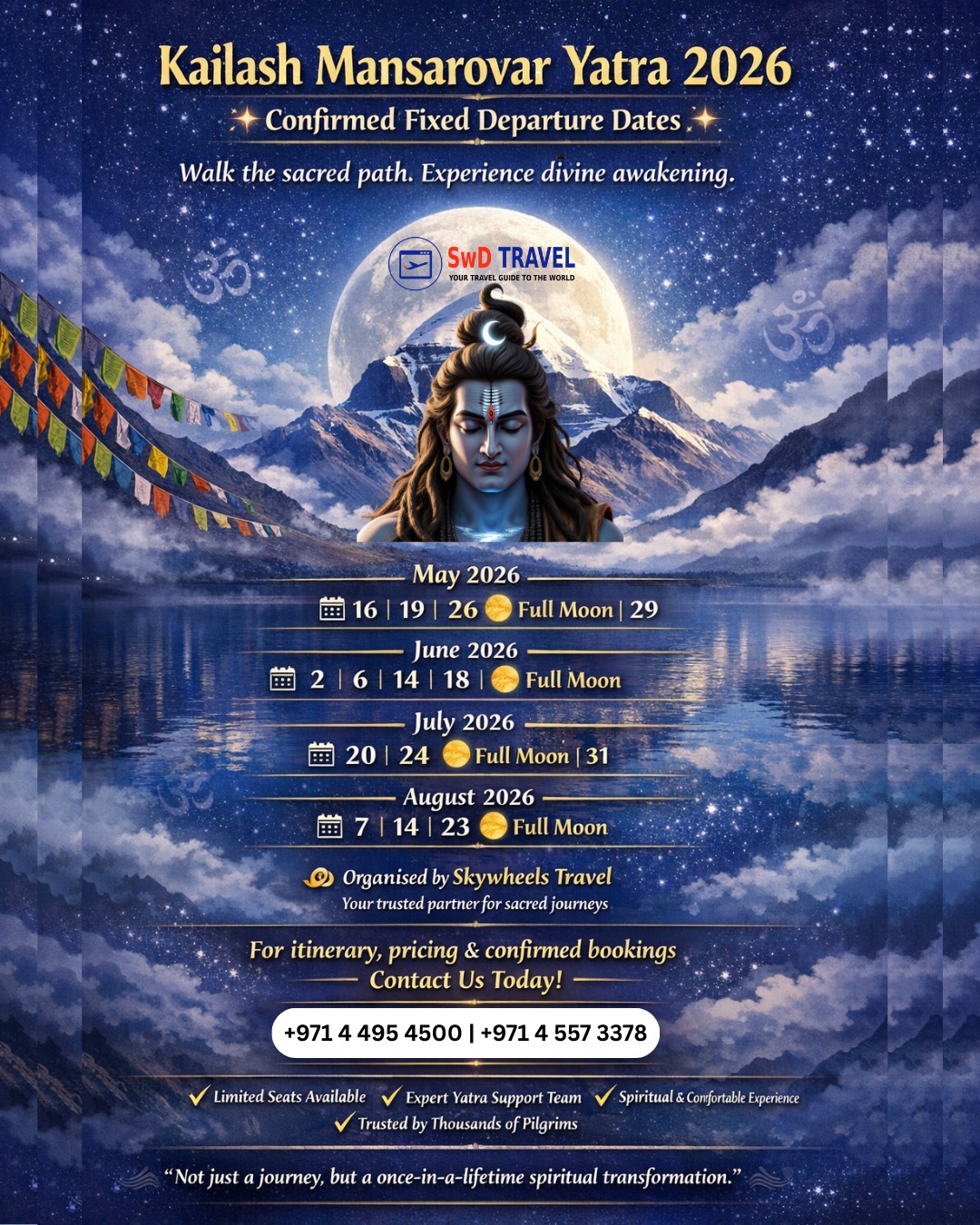 SWD Travel Facebook ad from Mar 16, 2026