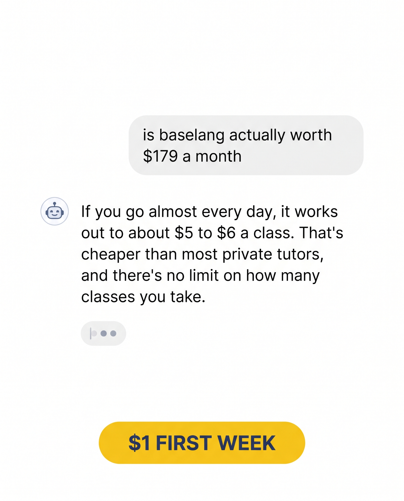 BaseLang Facebook ad