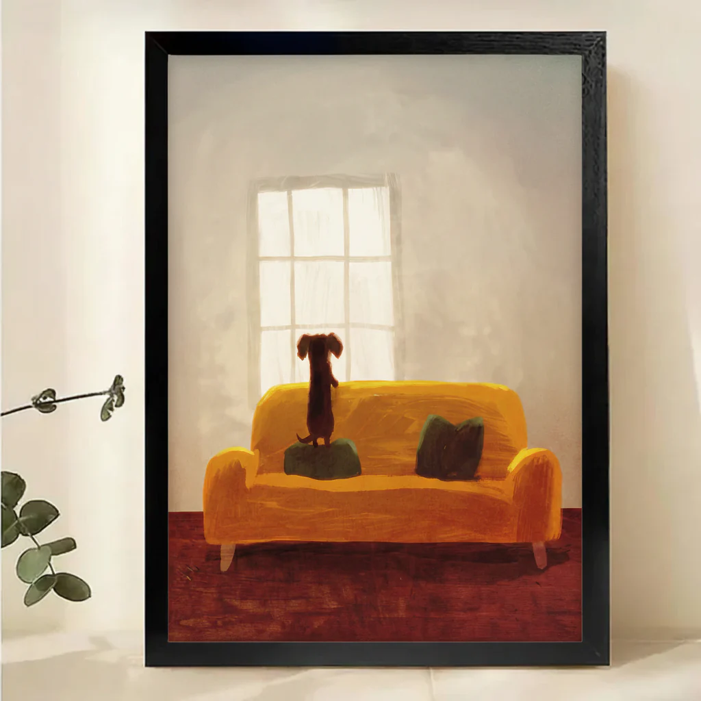 Wallcow Facebook ad: Tiny Dog, Big Comfort Energy