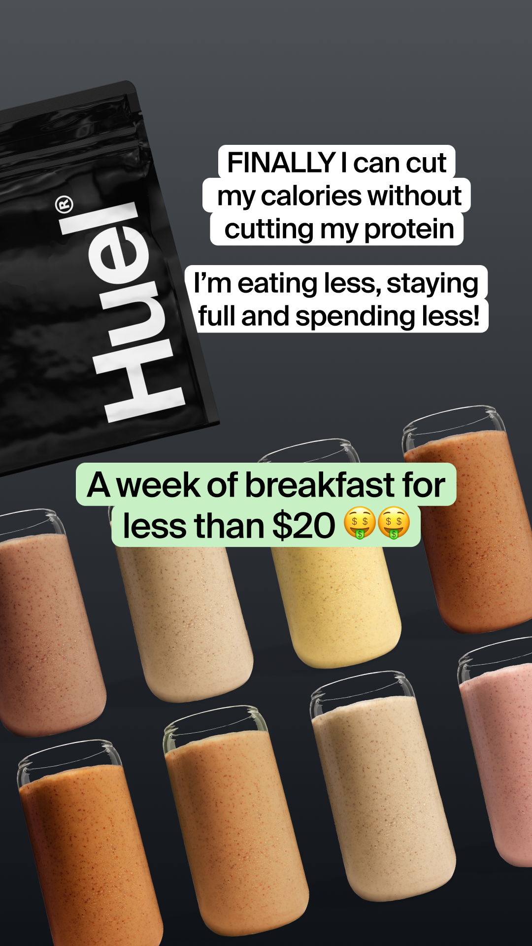 Huel Facebook ad