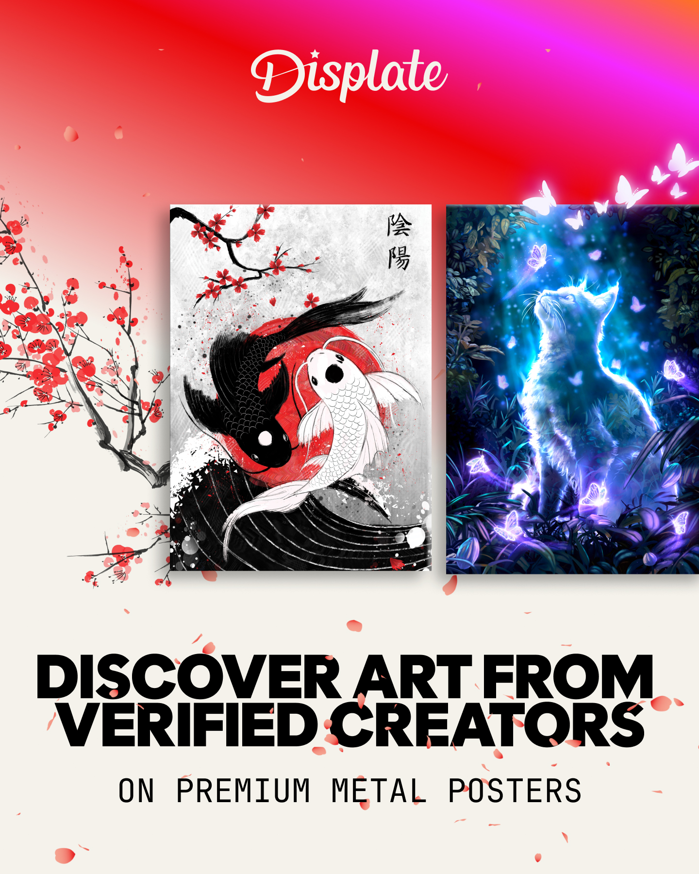 Displate Facebook ad
