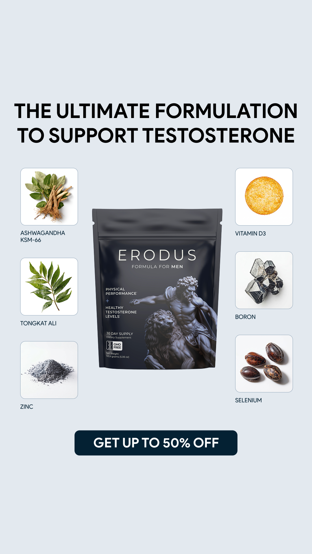 Erodus Formula For Men Facebook ad