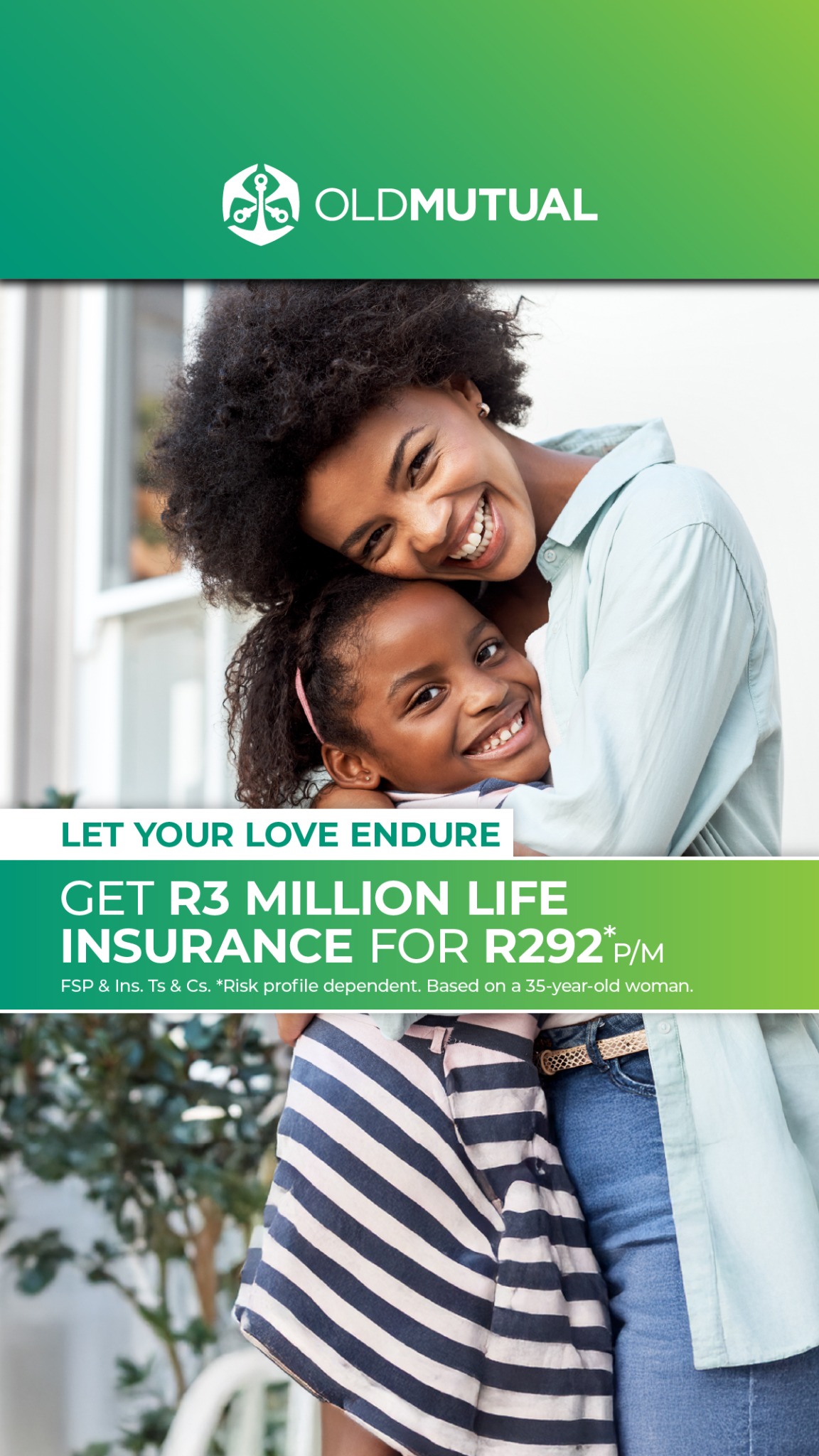 Old Mutual South Africa Facebook ad
