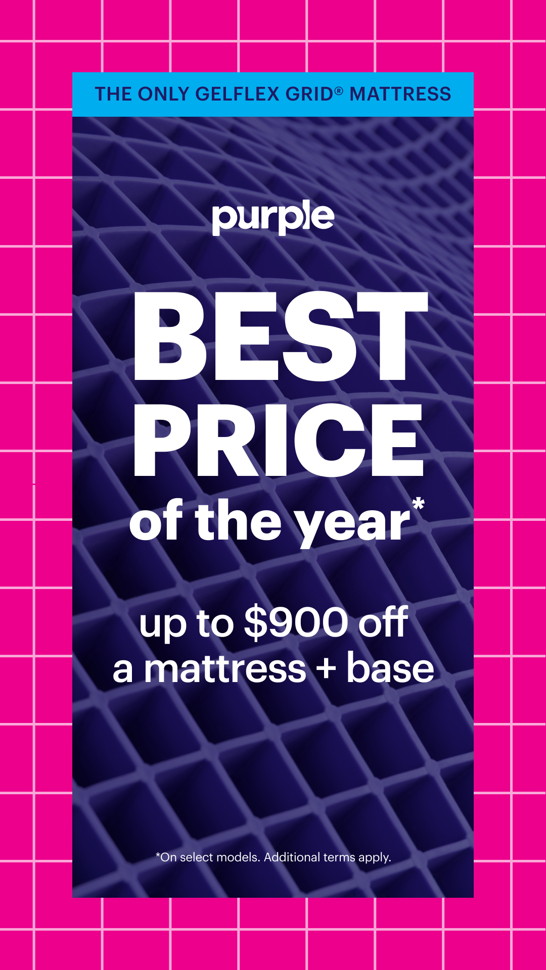 Purple Facebook ad