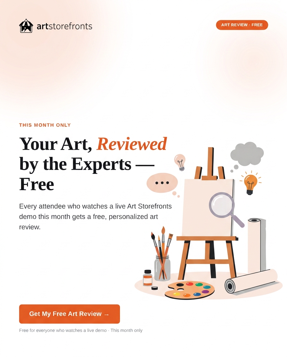 Art Storefronts Facebook ad