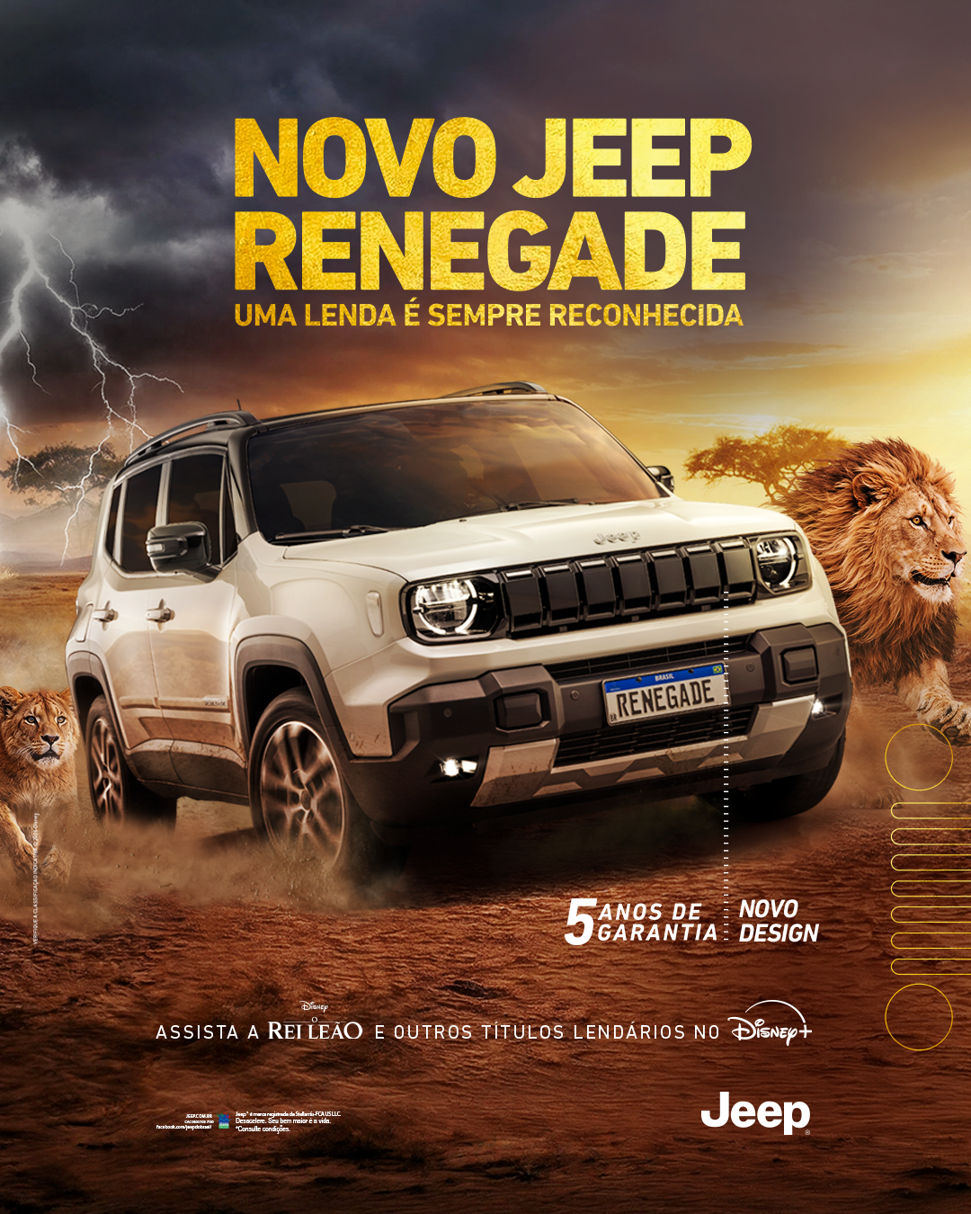 Jeep | Brasil Facebook ad: Novo Jeep Renegade