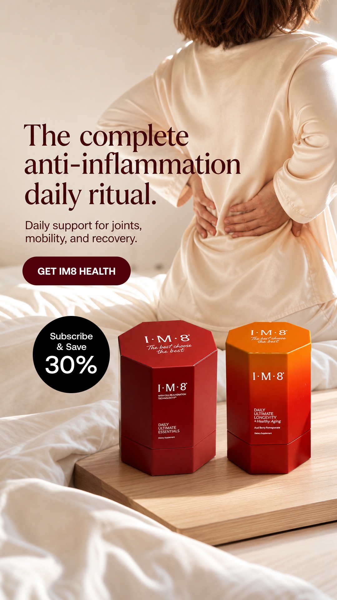 IM8 Health Facebook ad