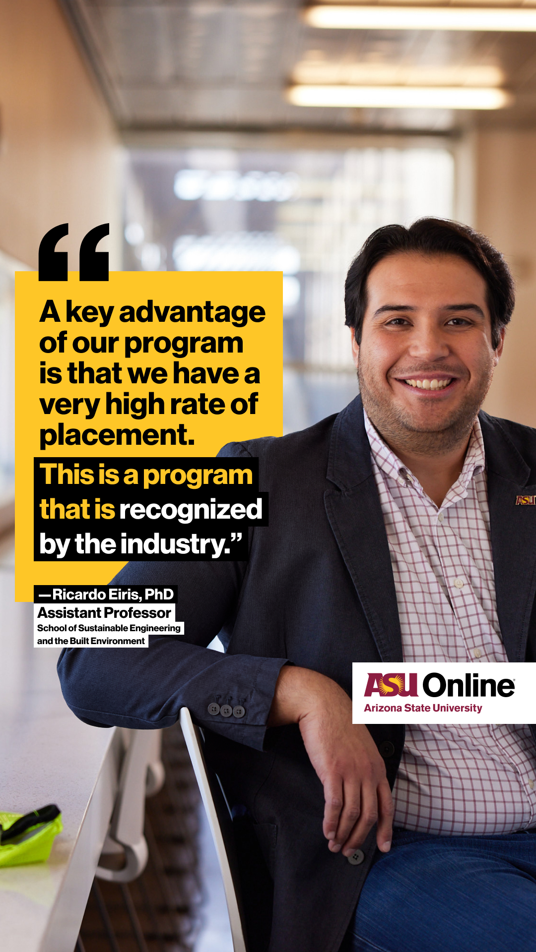 ASU Online Facebook ad