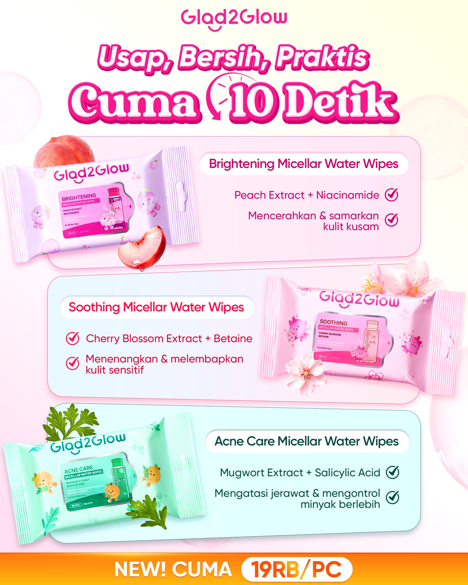 Glad 2 Glow.Indonesia  Facebook ad