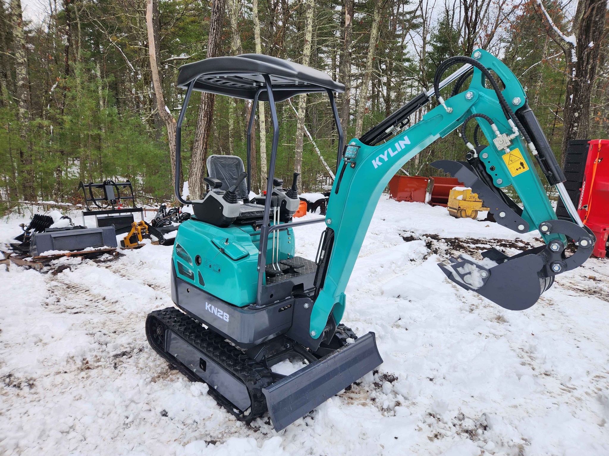 Pat Gallagher Facebook ad: New 2 ton mini excavator with Kubota 1105 diesel
