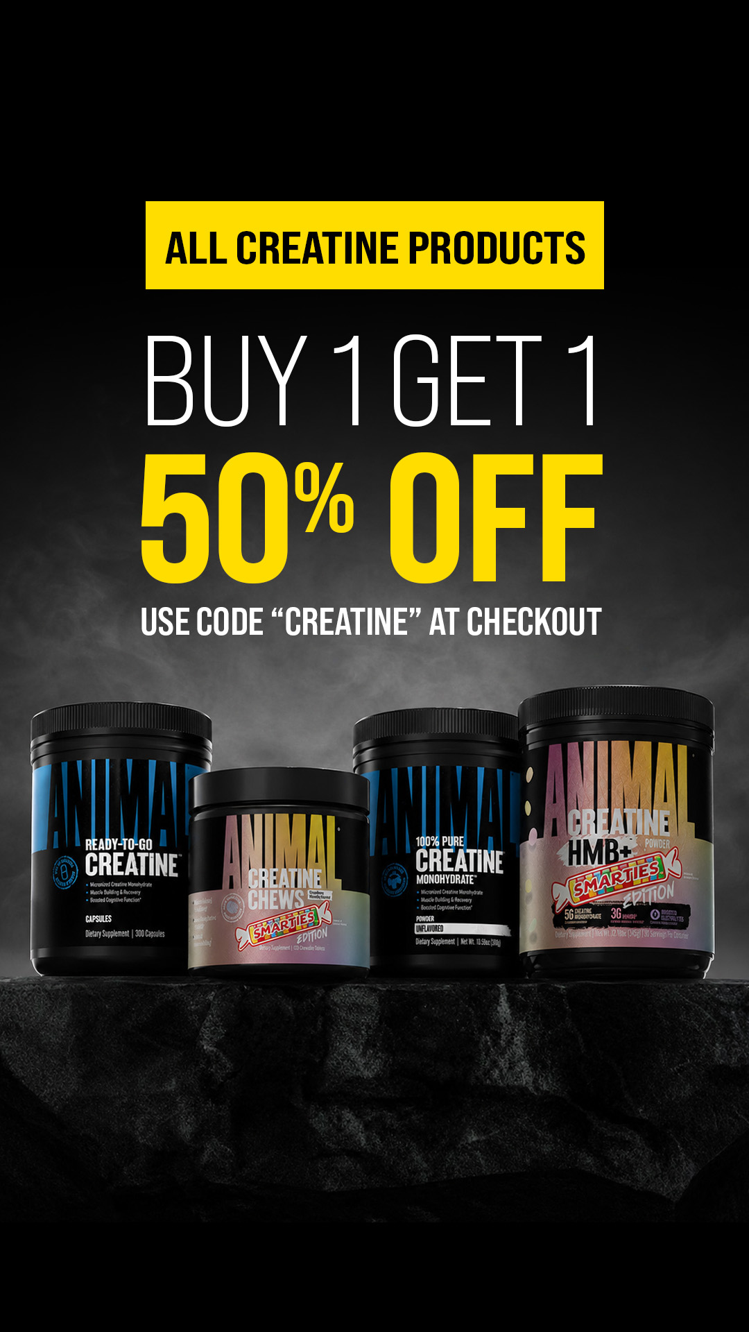 The Official Animal Pak page Facebook ad