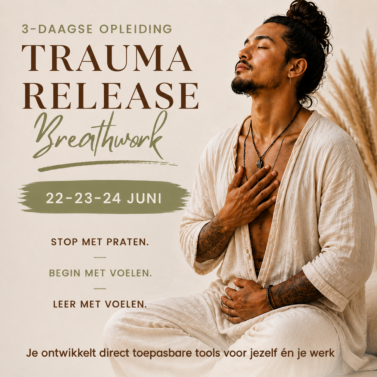 Inner-journey Trauma Release & Breathwork Facebook ad: Trauma Release Breathwork