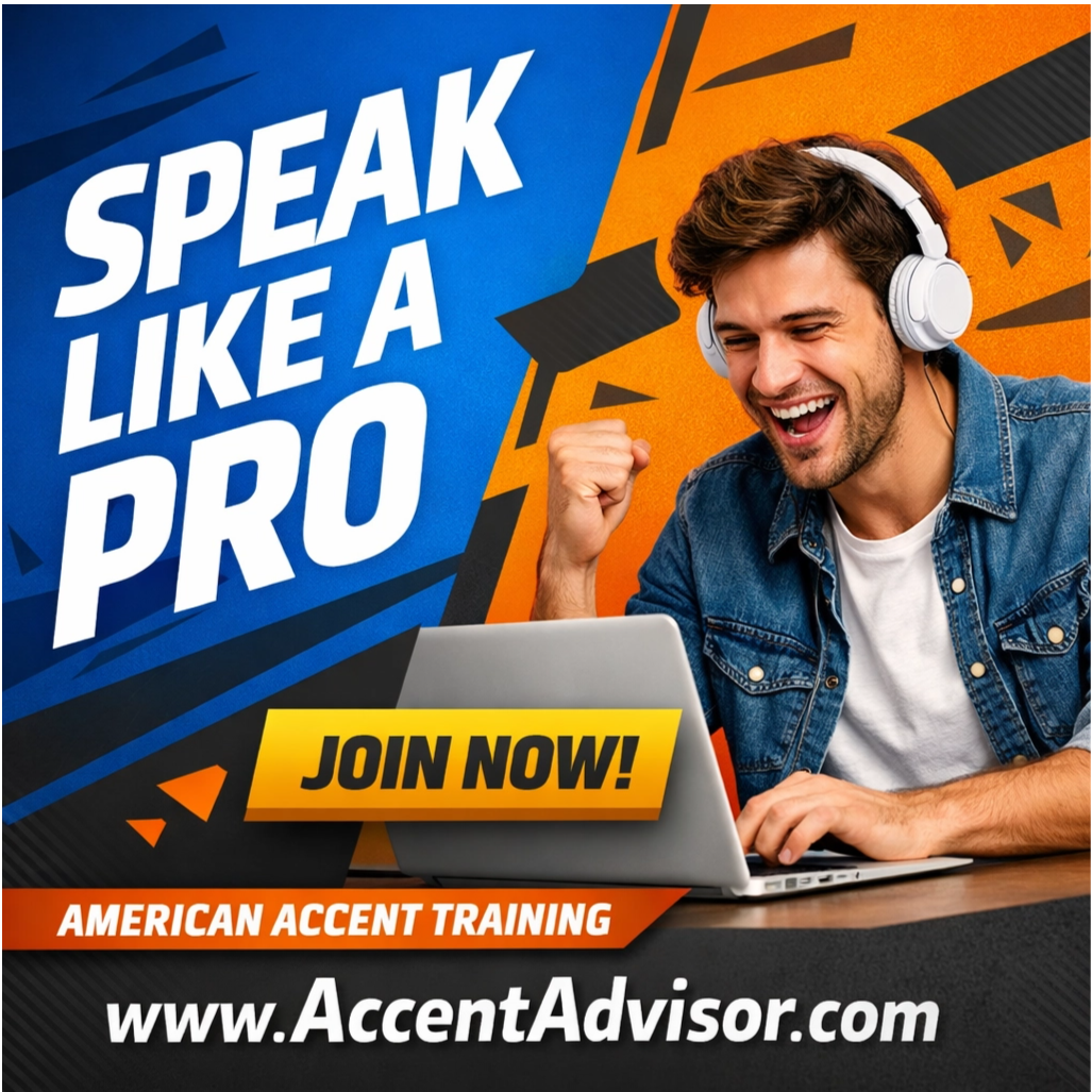 Accent Advisor - American Pronunciation Facebook ad