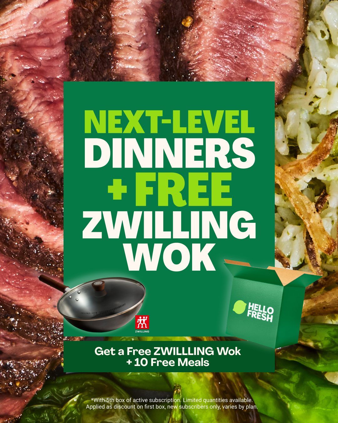HelloFresh Facebook ad