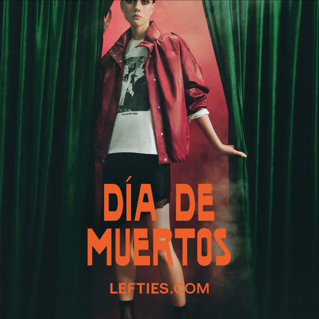 Lefties Facebook ad: Camisetas gráficas, pijamas y accesorios