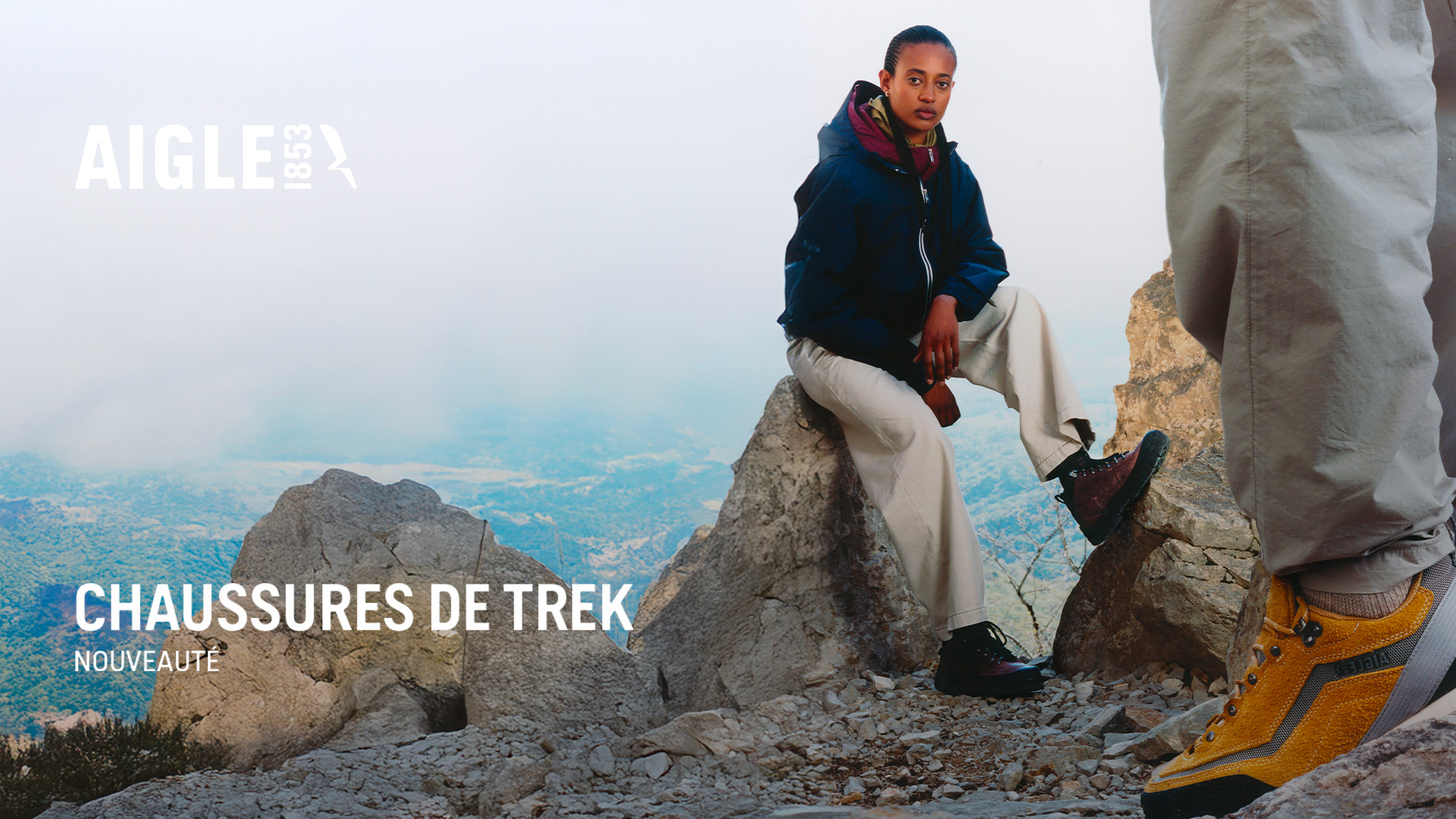 Aigle Facebook ad: Chaussures trek