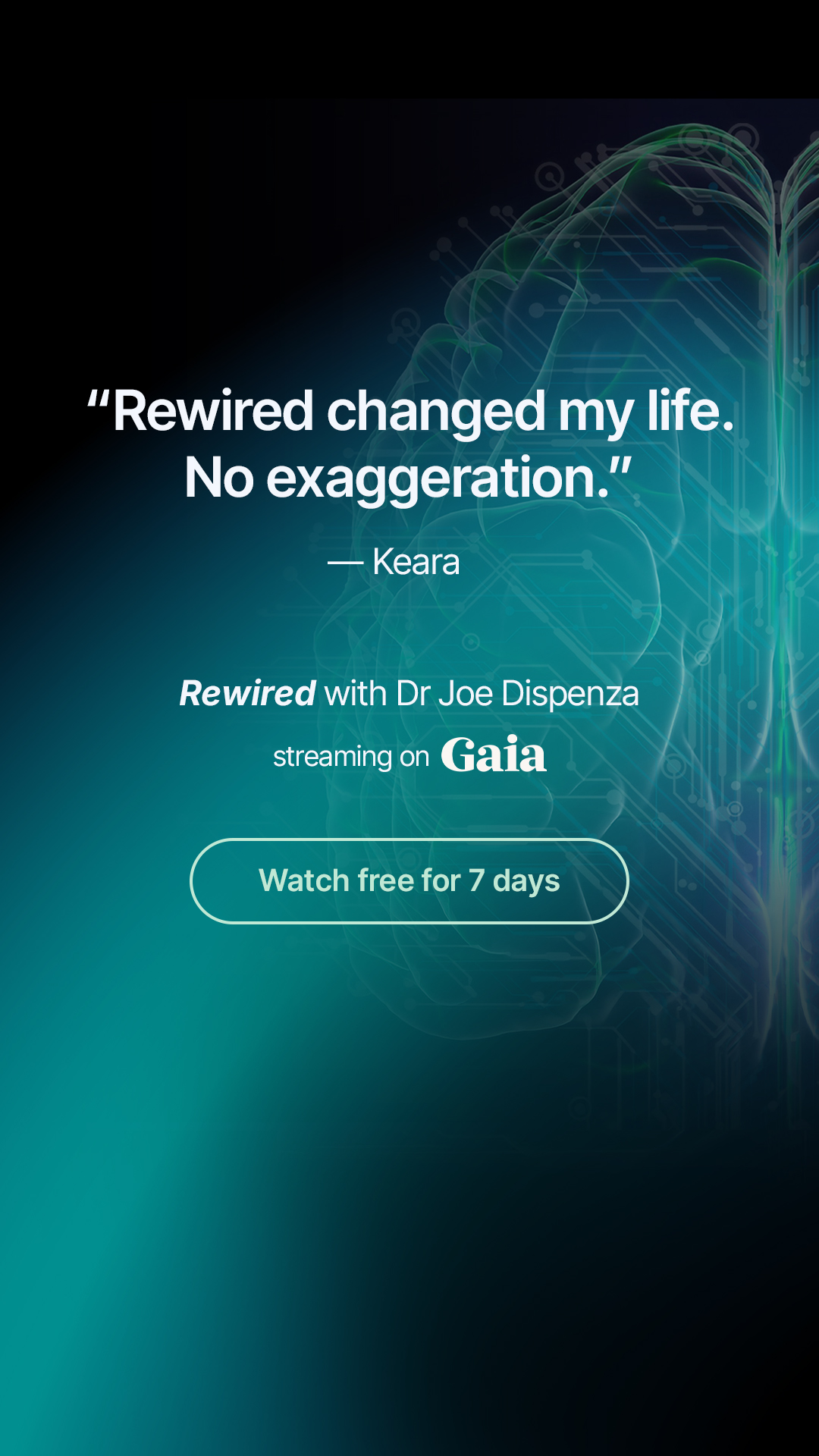 Gaia Facebook ad