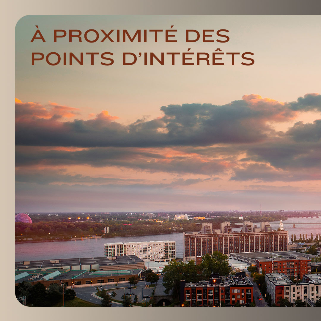Auguste & Louis Condominiums Facebook ad: Installez-vous au coeur du renouveau de Ville-Marie.