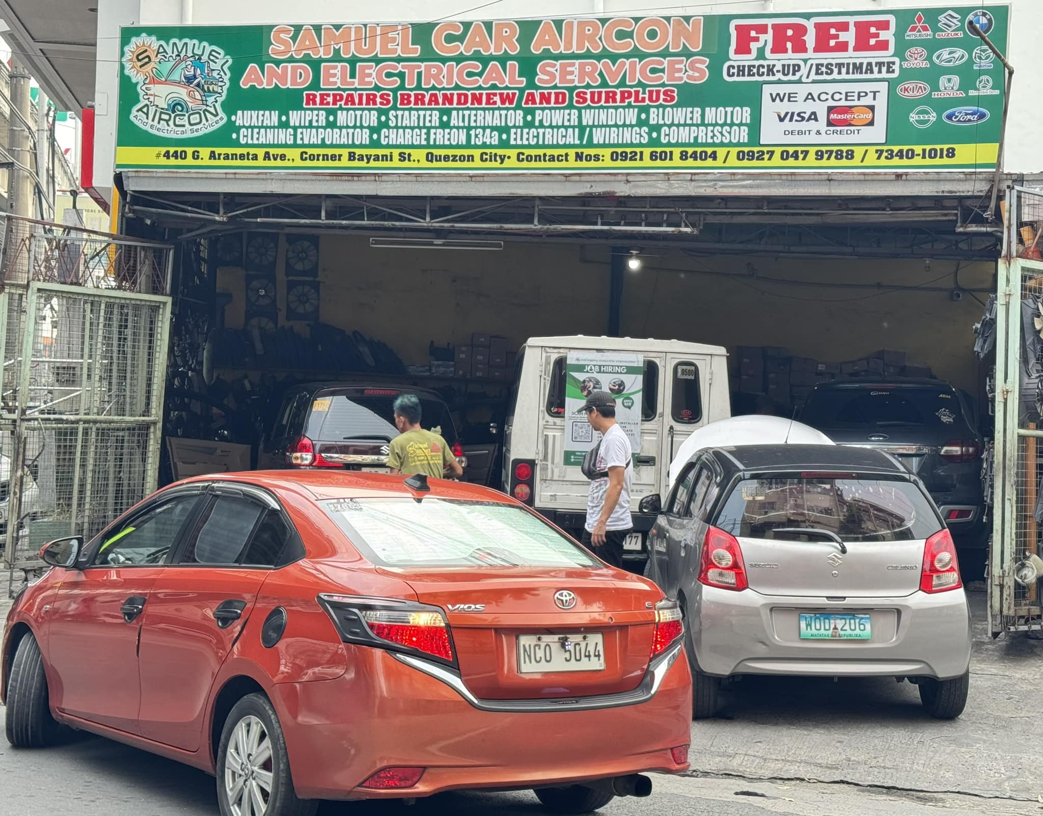 Samuel Auto Care Center-Quezon City Facebook ad: FREE CHECK UP/ESTIMATE