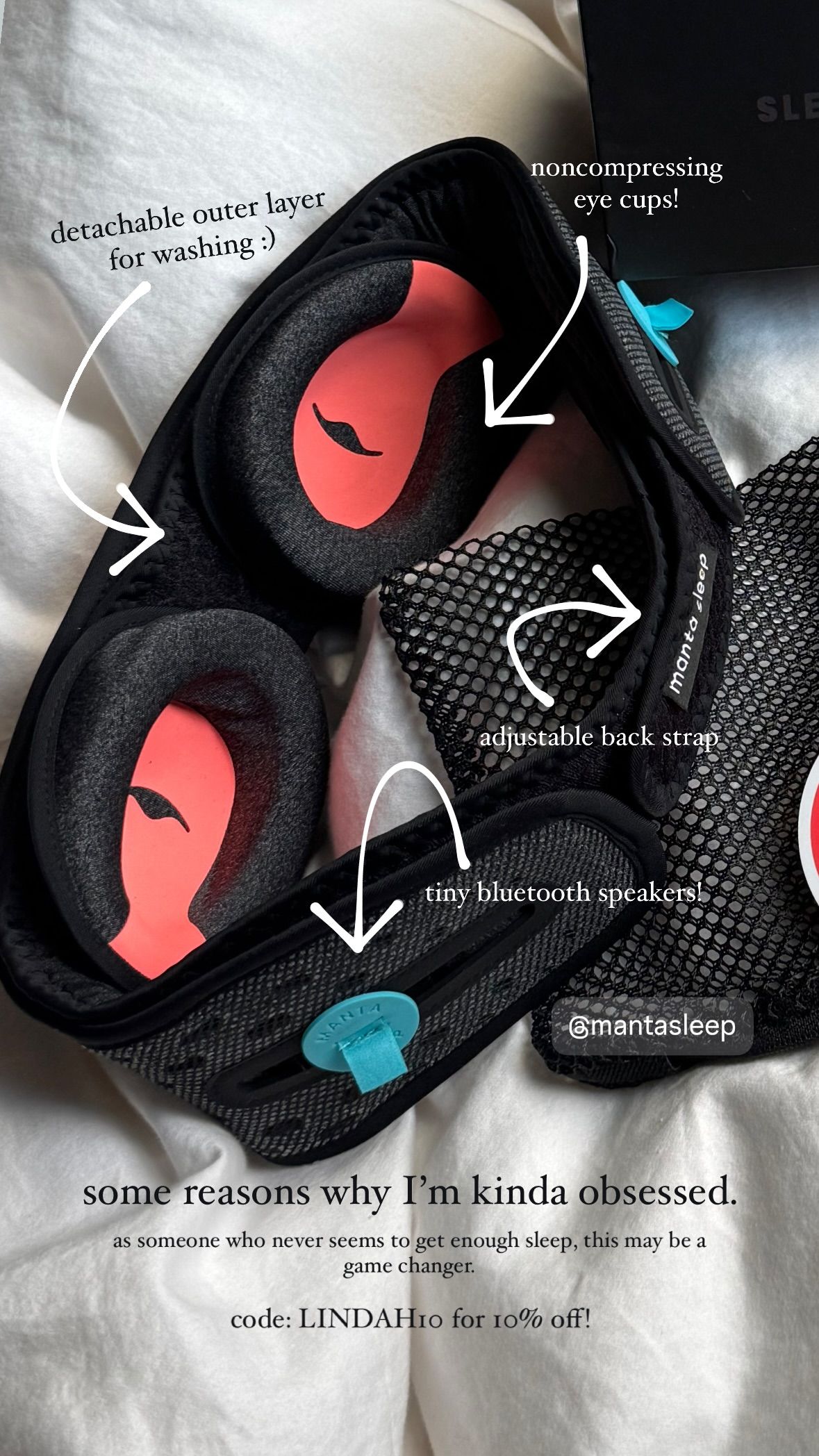 Manta Sleep Facebook ad
