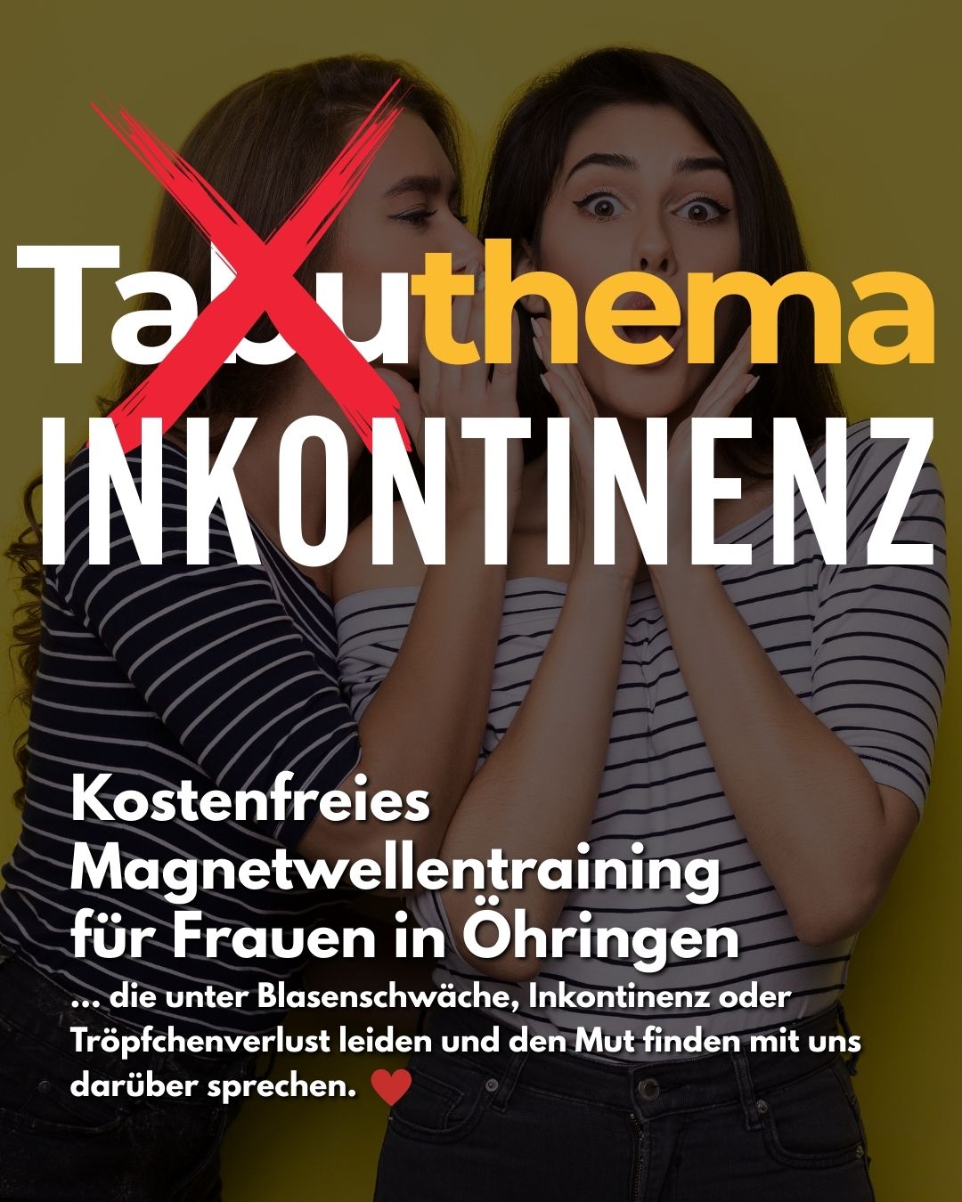 Beckenboden Behandlung Facebook ad