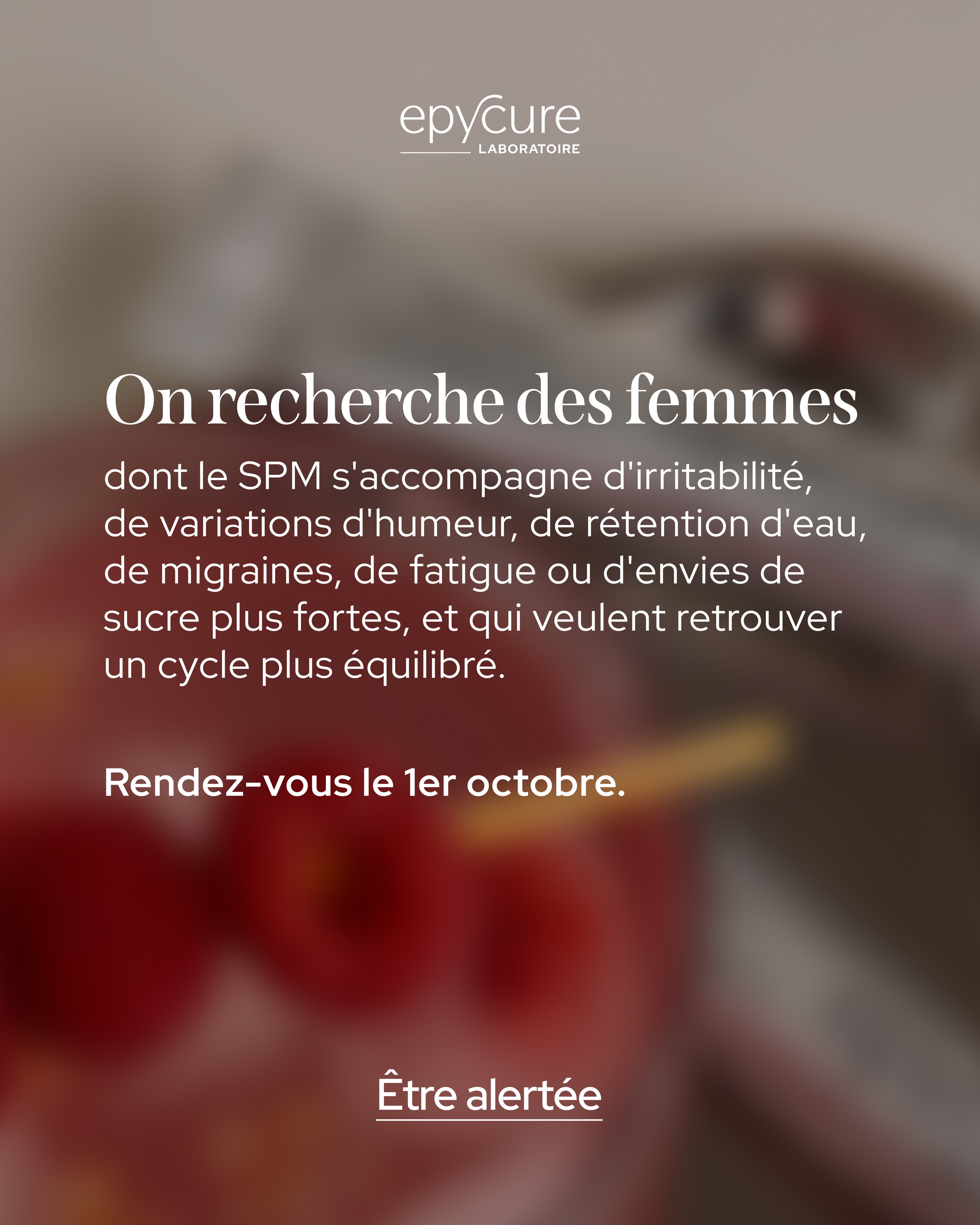 Epycure Facebook ad: La révolution de l'équilibre hormonal arrive