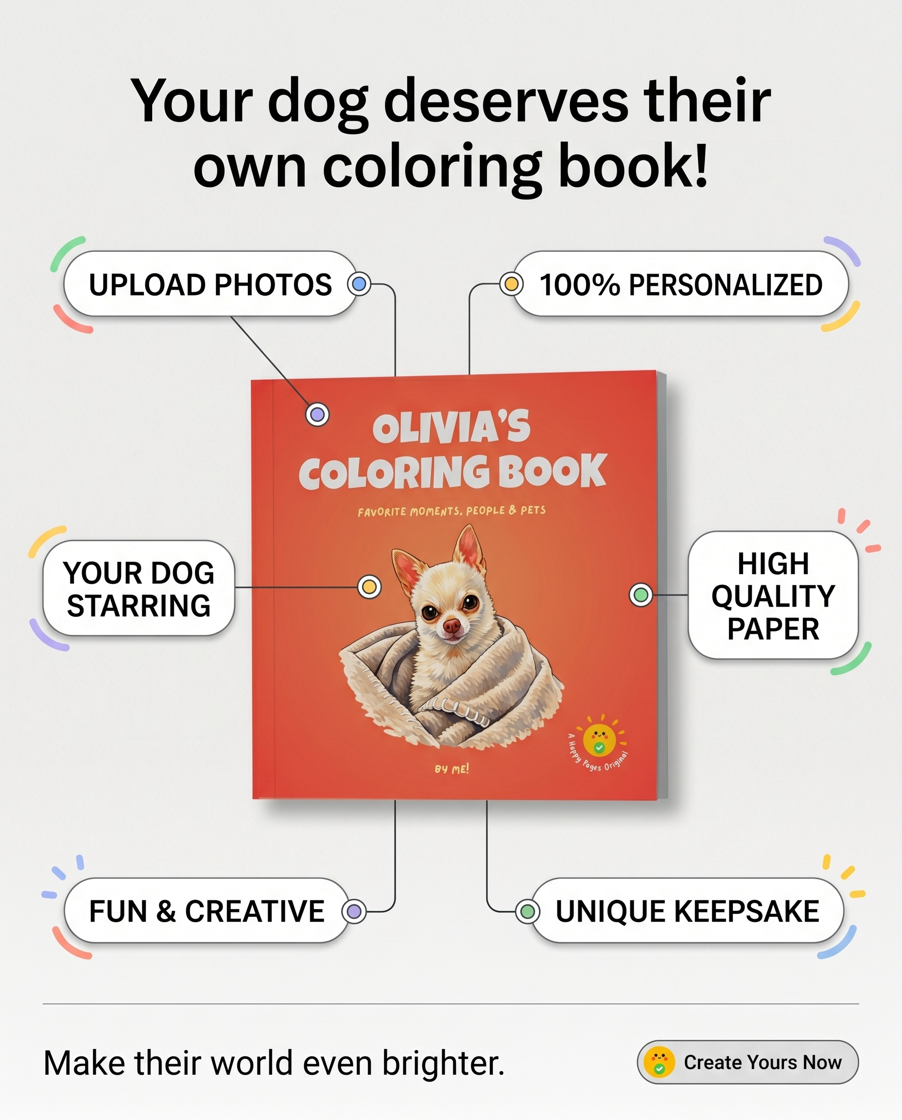 Happy Pages Facebook ad