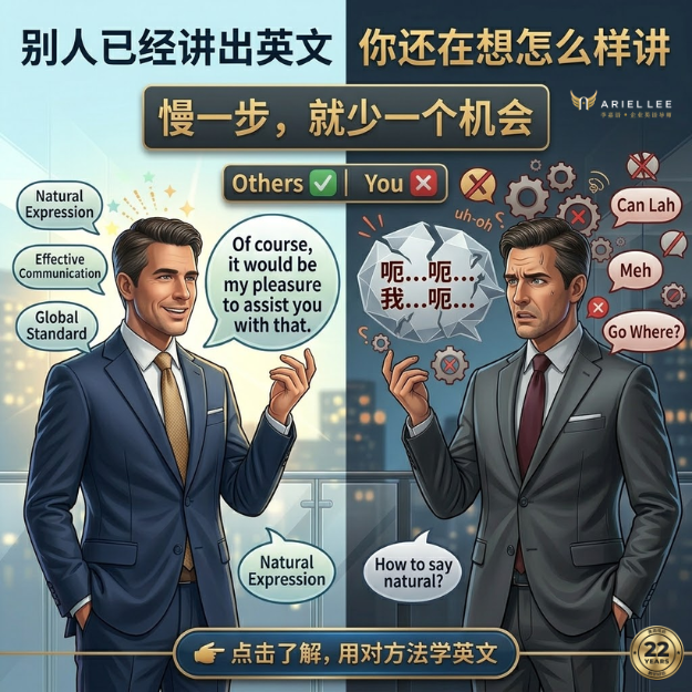 Coach Ariel Lee 李嘉语 企业英语导师 Facebook ad