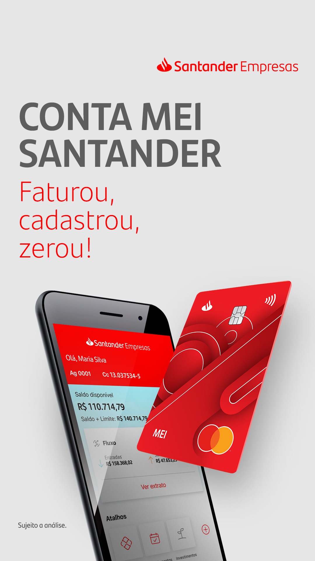 Santander Empresas Brasil Facebook ad