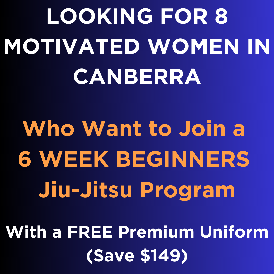 Canberra Martial Arts & Fitness Facebook ad: 6 Week Beginners Jiu Jitsu Program